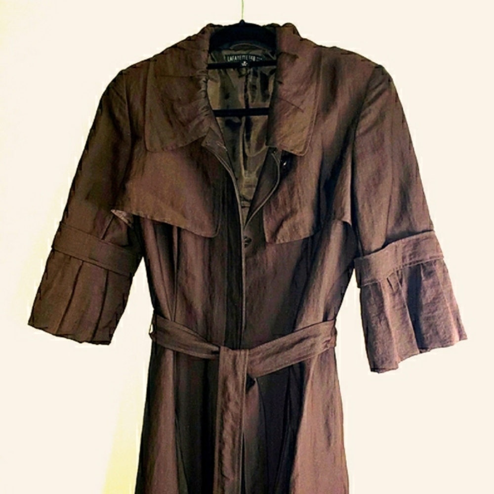Lafayette 148 New York Black Coat